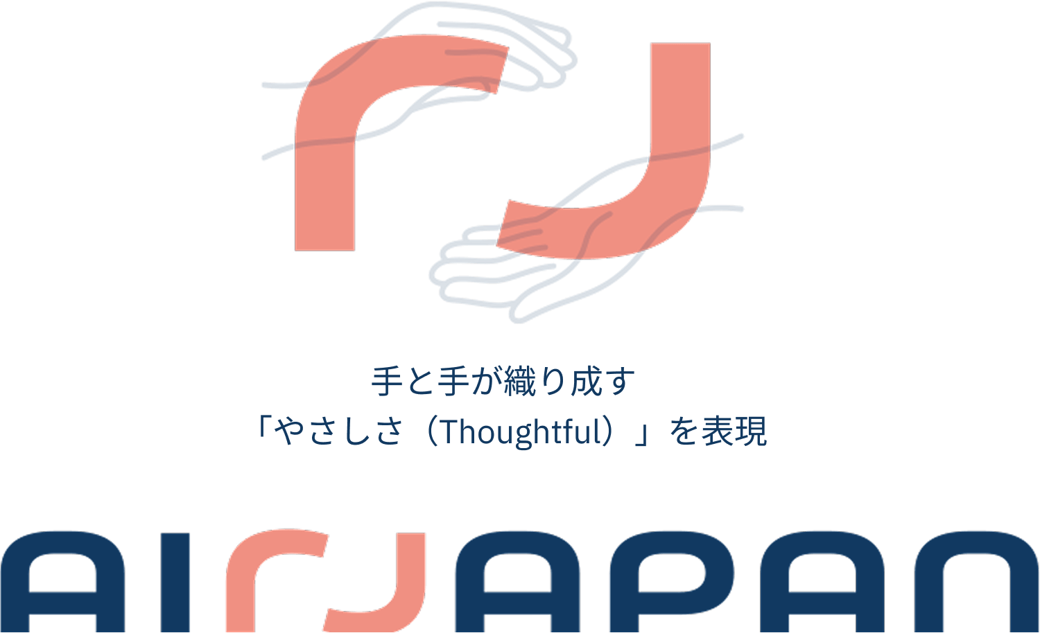 Air Japan | 手と手が織り成す「やさしさ（Thoughtful）」を表現
