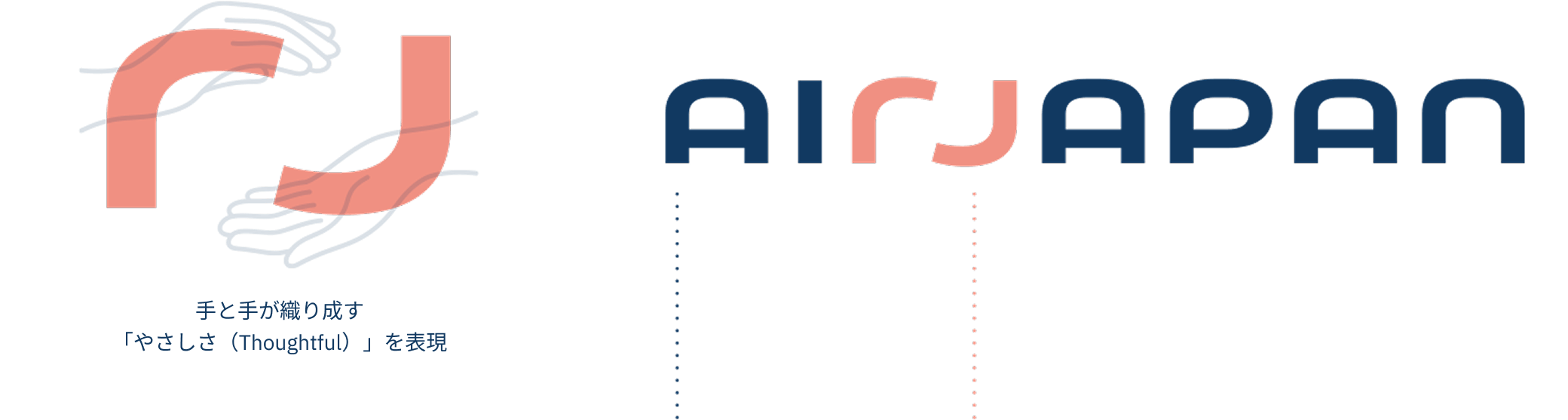 Air Japan | 手と手が織り成す「やさしさ（Thoughtful）」を表現